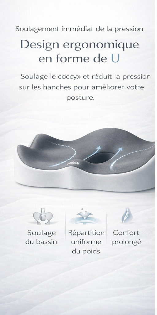 Bénéfice du coussin ergonomique